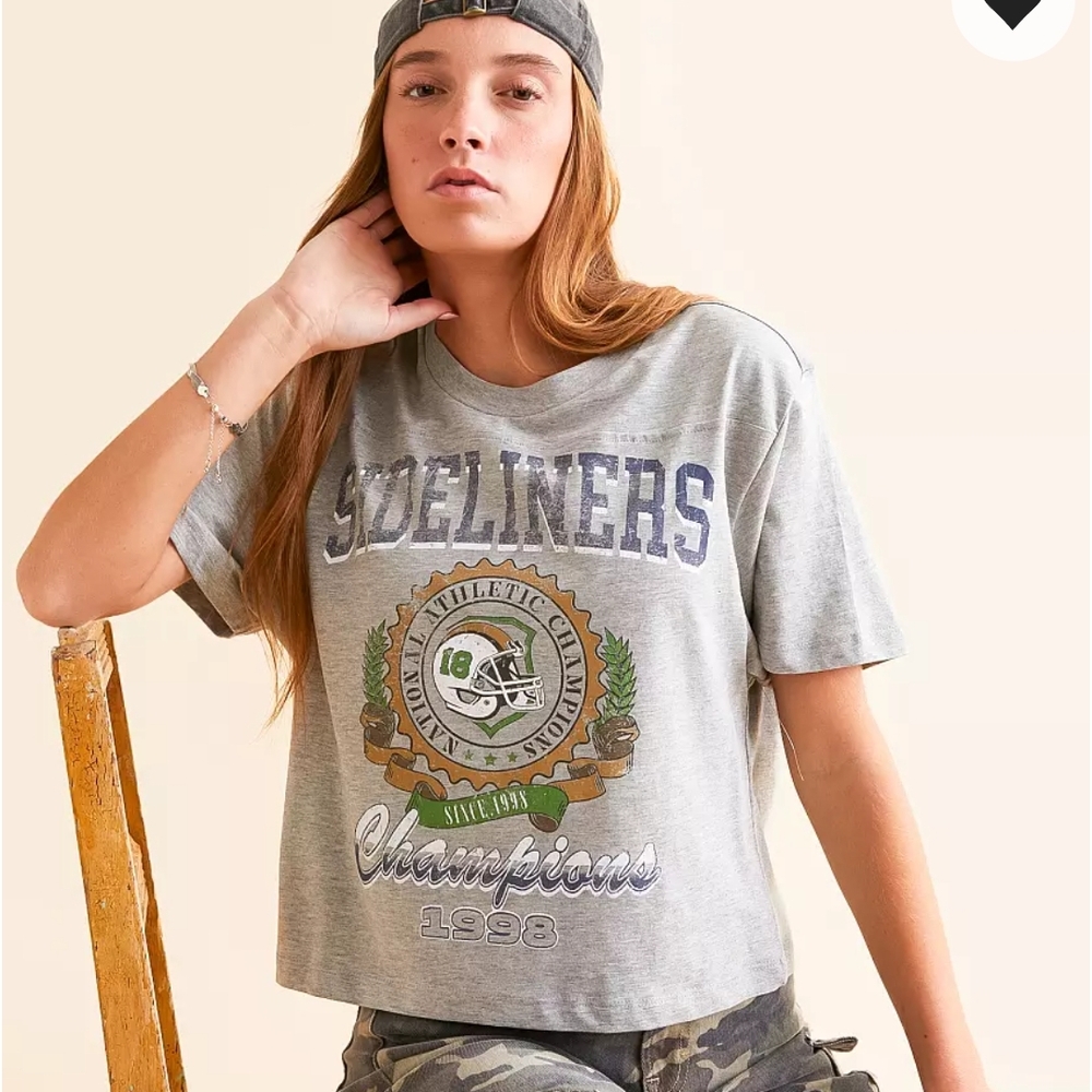 Gray Graphic Short Sleeve Tee